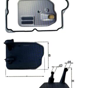 DCT automaattivaihteiston suodatinsarja A 2463772400